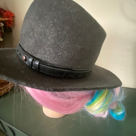 COPY - Rag and Bone; wool hat, leather band. Fedora style. Unisex. Size M - Picture 3 of 8